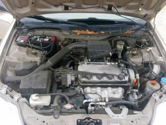 2HGEJ6670YH584564 - 2000 HONDA CIVIC LX GOLD photo 7