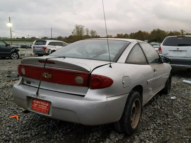 1G1JF12F957149038 - 2005 CHEVROLET CAVALIER L GRAY photo 4