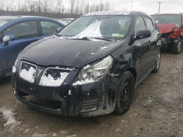 5Y2SP67009Z460961 - 2009 PONTIAC VIBE BLACK photo 2