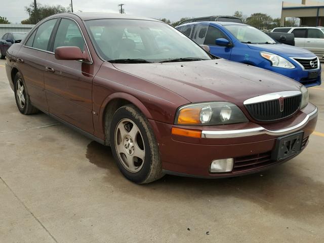 1LNHM86S9YY921561 - 2000 LINCOLN LS BURGUNDY photo 1