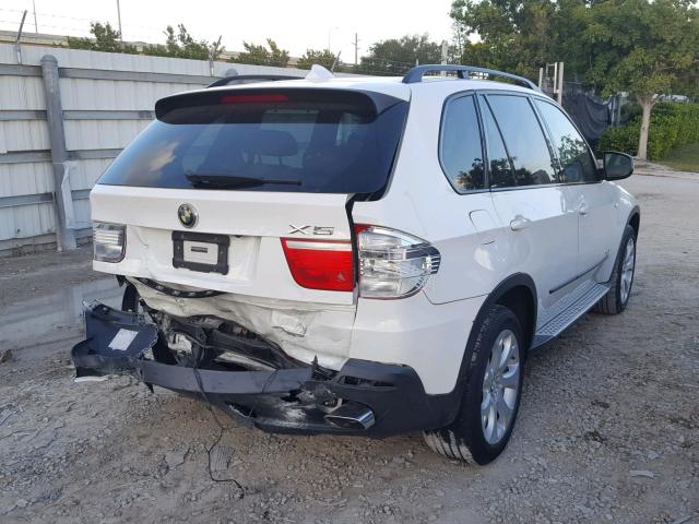 5UXFE8C56AL311268 - 2010 BMW X5 XDRIVE4 WHITE photo 4