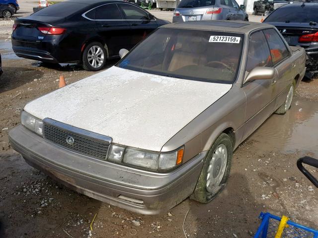 JT8VV22T2L0114031 - 1990 LEXUS ES 250 BEIGE photo 2