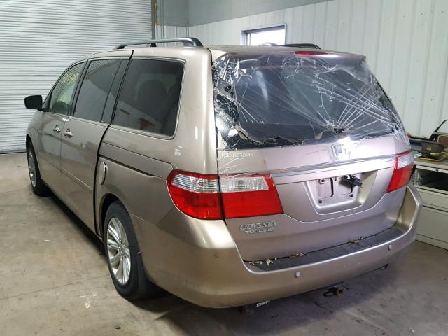 5FNRL388X7B113380 - 2007 HONDA ODYSSEY TO TAN photo 3