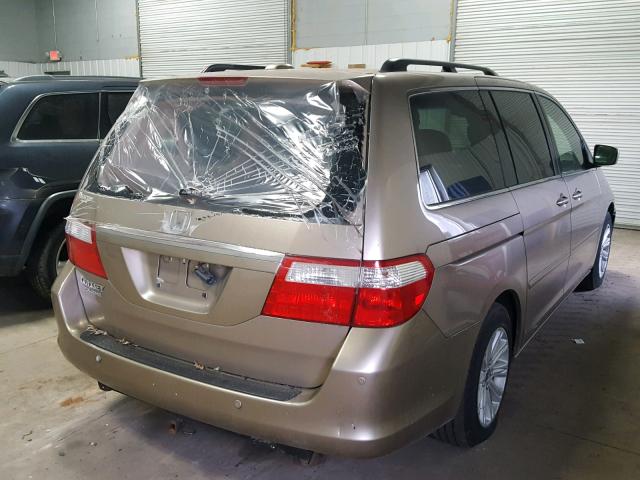 5FNRL388X7B113380 - 2007 HONDA ODYSSEY TO TAN photo 4