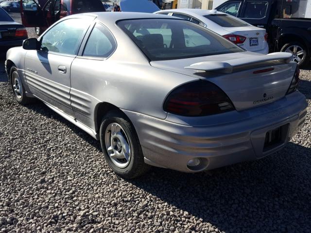 1G2NE12T9XM901668 - 1999 PONTIAC GRAND AM S SILVER photo 3