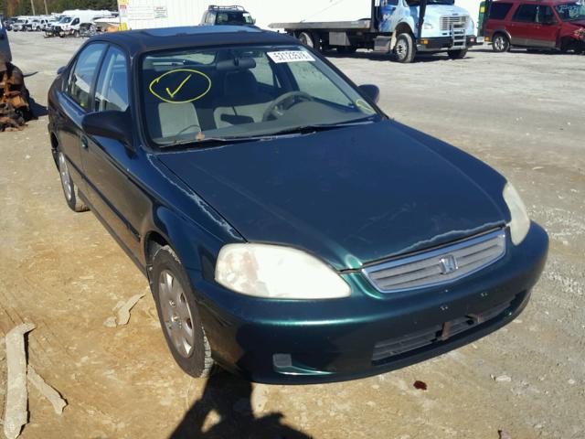 2HGEJ6619YH589466 - 2000 HONDA CIVIC BASE GREEN photo 1