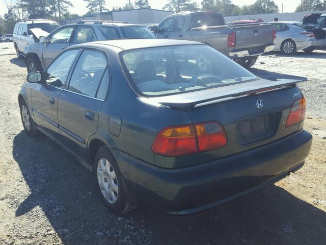 2HGEJ6619YH589466 - 2000 HONDA CIVIC BASE GREEN photo 3