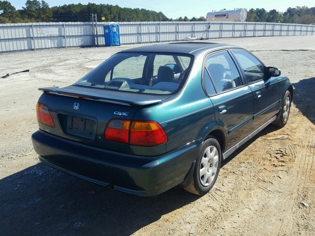 2HGEJ6619YH589466 - 2000 HONDA CIVIC BASE GREEN photo 4