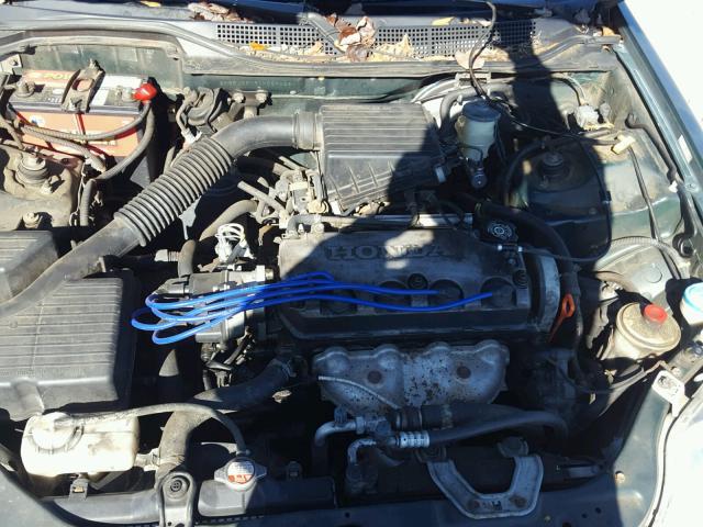 2HGEJ6619YH589466 - 2000 HONDA CIVIC BASE GREEN photo 7