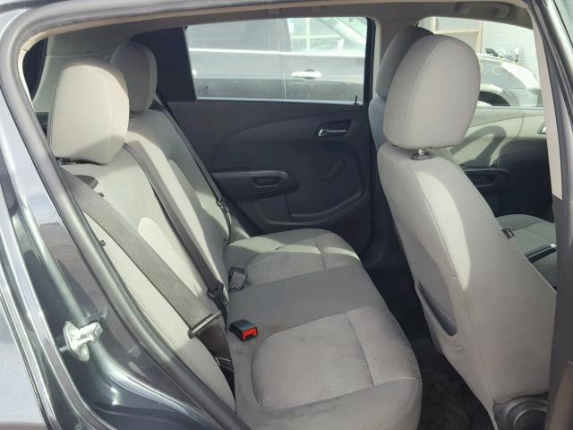1G1JB6SH6C4204909 - 2012 CHEVROLET SONIC LS GRAY photo 6