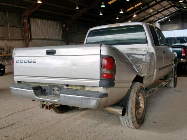 3B7KF23662M214185 - 2002 DODGE RAM 2500 GRAY photo 4