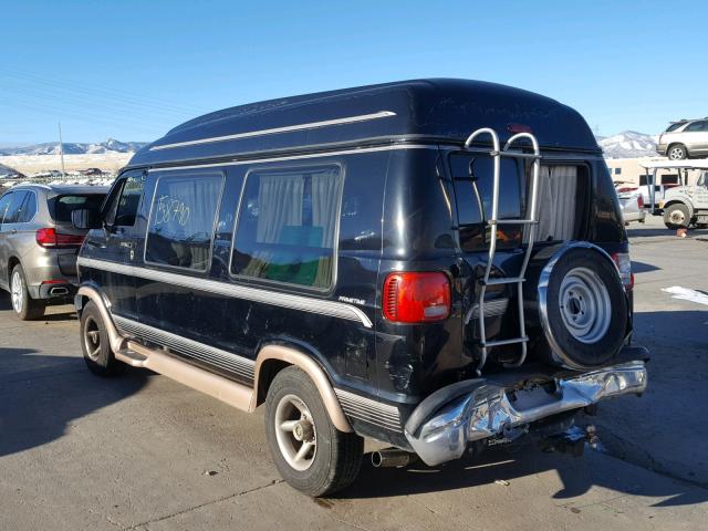 2B6HB21Y7VK601669 - 1997 DODGE RAM VAN B2 BLACK photo 3