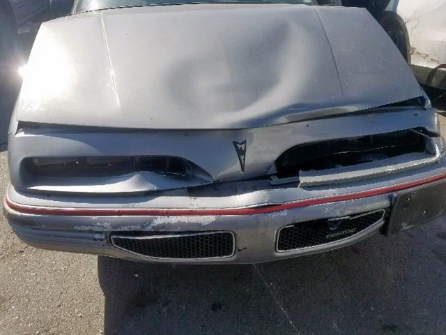 1G2WJ14TXNF222488 - 1992 PONTIAC GRAND PRIX GRAY photo 9
