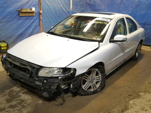 YV1RS592572634786 - 2007 VOLVO S60 2.5T WHITE photo 2