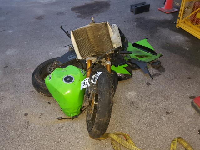 JKBZXJE11DA000136 - 2013 KAWASAKI ZX636 E GREEN photo 2