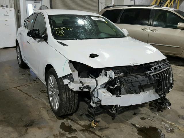 2G4GS5EV5C9214224 - 2012 BUICK REGAL PREM WHITE photo 1