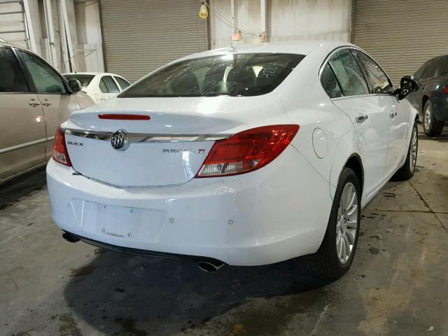 2G4GS5EV5C9214224 - 2012 BUICK REGAL PREM WHITE photo 4