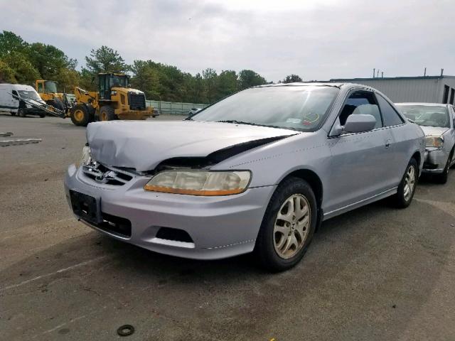 1HGCG22522A025414 - 2002 HONDA ACCORD EX SILVER photo 2