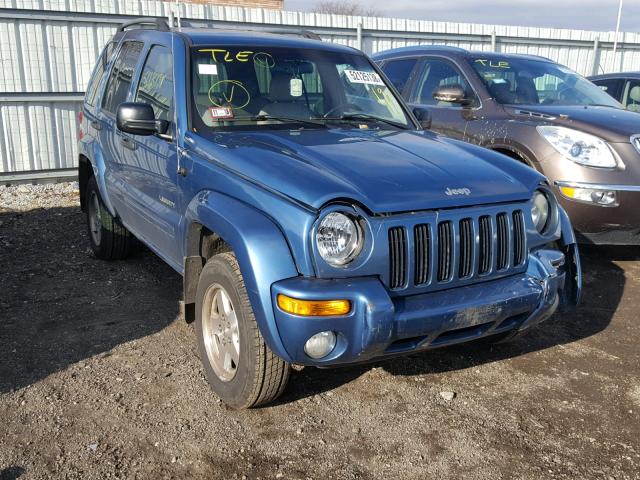 1J4GL58KX4W131247 - 2004 JEEP LIBERTY LI BLUE photo 1