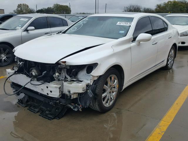 JTHBL46F585073574 - 2008 LEXUS LS 460 WHITE photo 2