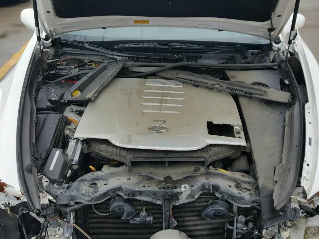 JTHBL46F585073574 - 2008 LEXUS LS 460 WHITE photo 7