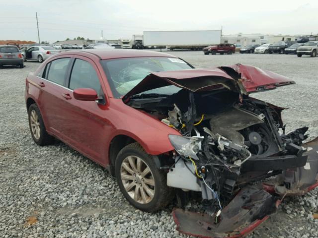 1C3CCBBB3DN764680 - 2013 CHRYSLER 200 TOURIN RED photo 1