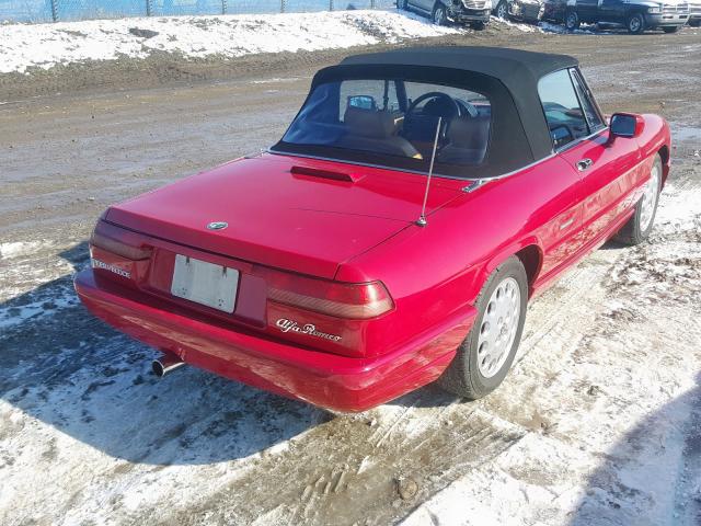 ZARBB42N1P7007730 - 1993 ALFA ROMEO SPIDER VEL RED photo 4