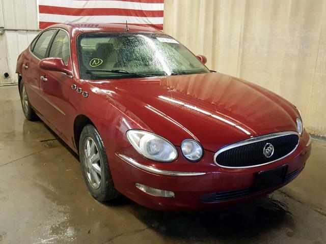 2G4WD562751228394 - 2005 BUICK LACROSSE C BURGUNDY photo 1