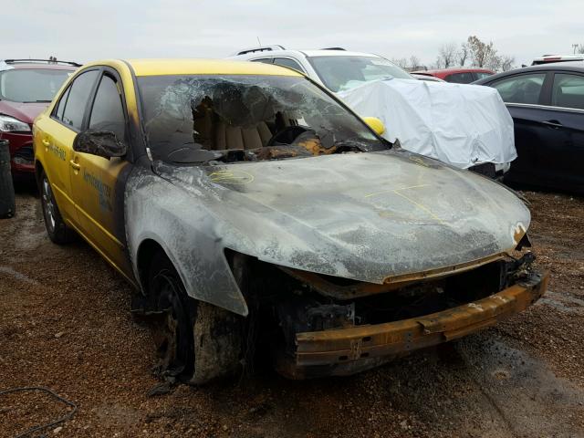 5NPET46CX9H527582 - 2009 HYUNDAI SONATA GLS YELLOW photo 1