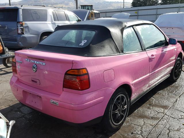 3VWCC21V41M800466 - 2001 VOLKSWAGEN CABRIO GLS PINK photo 4