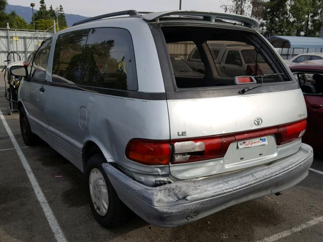 JT3AC12RXN1032022 - 1992 TOYOTA PREVIA LE GRAY photo 3