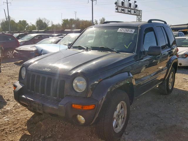 1J4GL58K23W539093 - 2003 JEEP LIBERTY LI BLACK photo 2