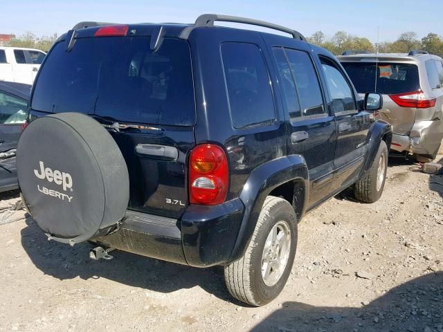 1J4GL58K23W539093 - 2003 JEEP LIBERTY LI BLACK photo 4