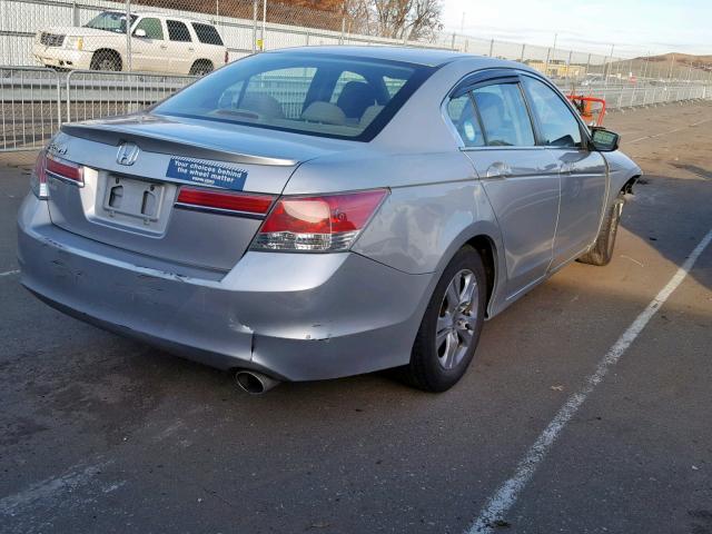 1HGCP2F4XCA140622 - 2012 HONDA ACCORD LXP SILVER photo 4