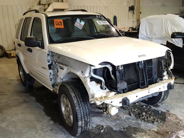 1J4GK58K84W190963 - 2004 JEEP LIBERTY LI WHITE photo 1