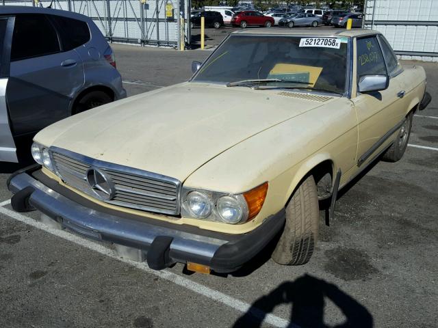 10704412043635 - 1978 MERCEDES-BENZ 450SL YELLOW photo 2