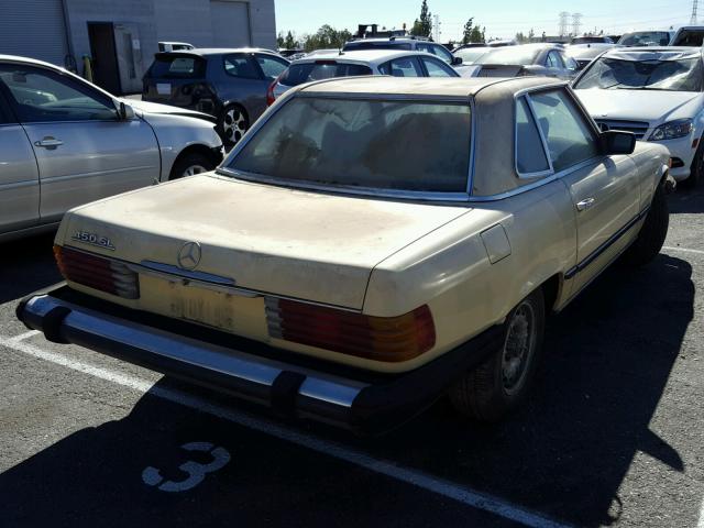 10704412043635 - 1978 MERCEDES-BENZ 450SL YELLOW photo 4