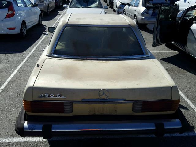 10704412043635 - 1978 MERCEDES-BENZ 450SL YELLOW photo 9