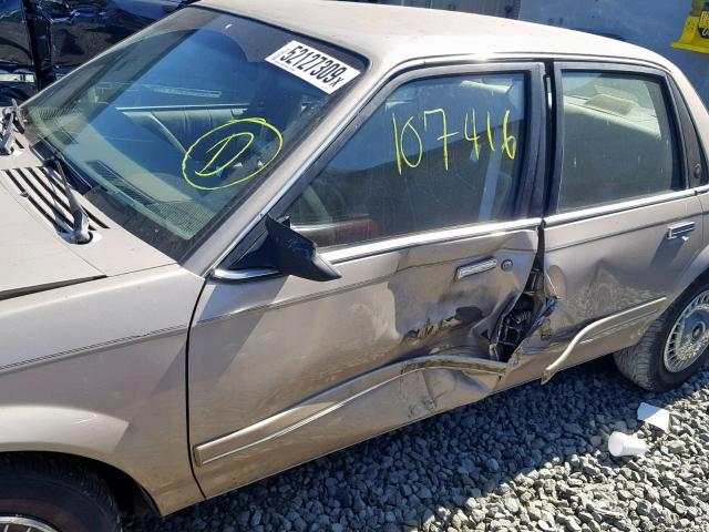 1G4AG55M9T6434679 - 1996 BUICK CENTURY SP TAN photo 9