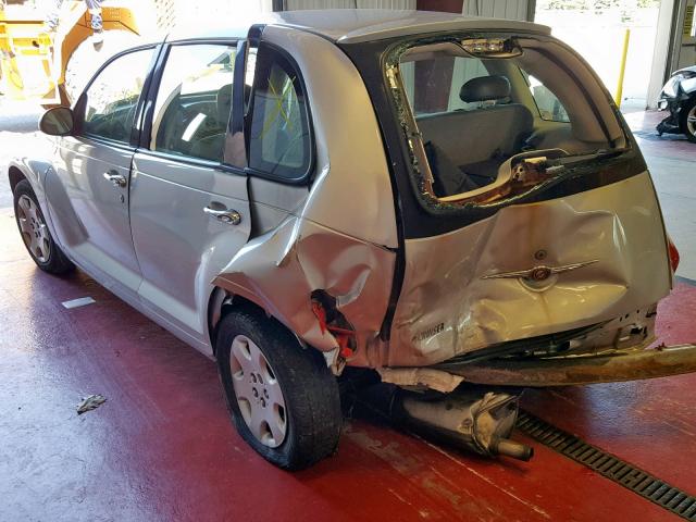 3A4FY48B27T597529 - 2007 CHRYSLER PT CRUISER SILVER photo 3