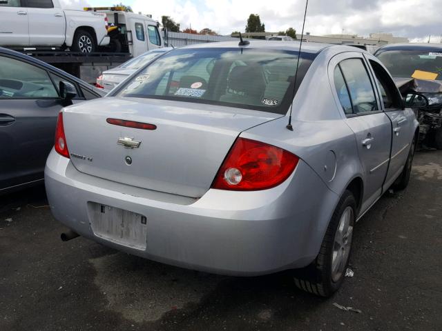 1G1AL58F187224892 - 2008 CHEVROLET COBALT LT SILVER photo 4