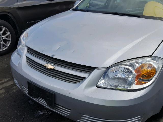 1G1AL58F187224892 - 2008 CHEVROLET COBALT LT SILVER photo 9