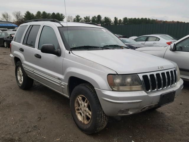 1J8GW48S02C261357 - 2002 JEEP GRAND CHER SILVER photo 1