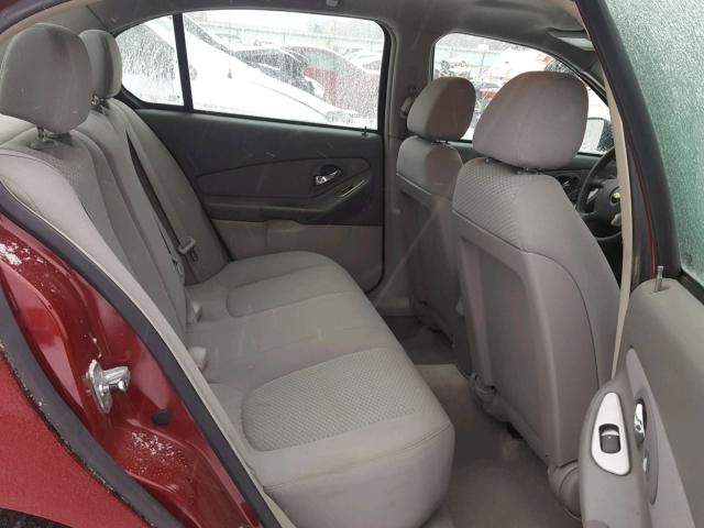 1G1ZS58F47F186293 - 2007 CHEVROLET MALIBU LS 栗色 照片 6
