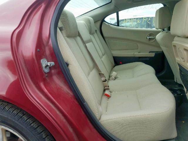 2G2WS522751278930 - 2005 PONTIAC GRAND PRIX RED photo 6