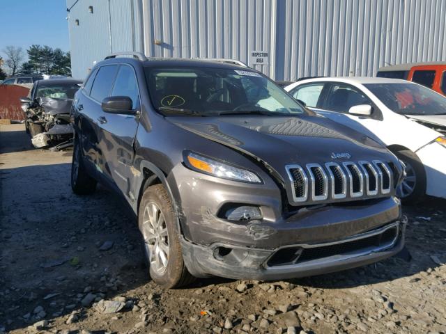 1C4PJMDB5JD603342 - 2018 JEEP CHEROKEE L GRAY photo 1