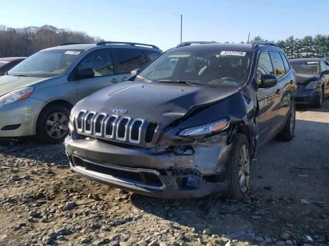 1C4PJMDB5JD603342 - 2018 JEEP CHEROKEE L GRAY photo 2