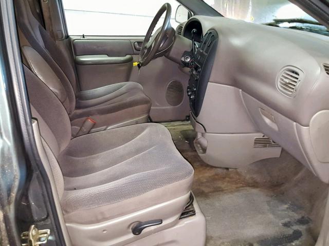 1B4GP25372B733997 - 2002 DODGE CARAVAN SE GREEN photo 5