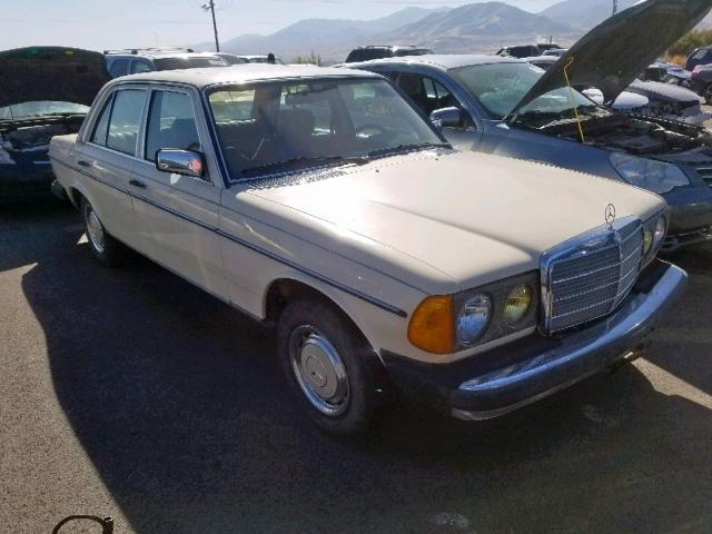 WDBAB30A9BB254241 - 1981 MERCEDES-BENZ 300 D WHITE photo 1