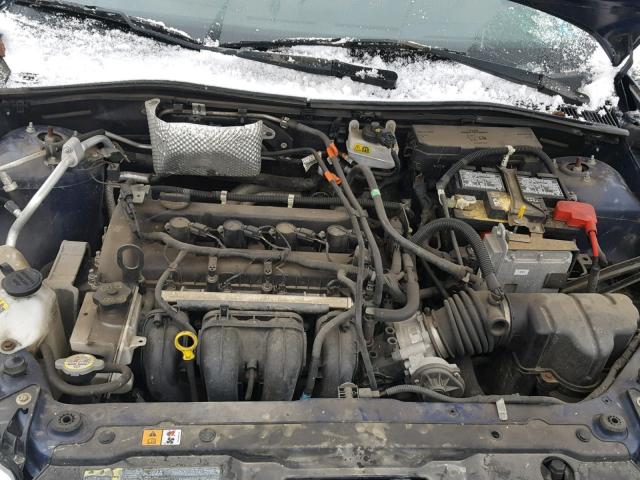 1FAHP36N19W103480 - 2009 FORD FOCUS SES BLUE photo 7